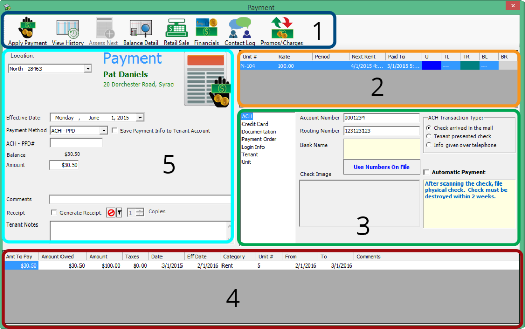 Syrasoft Payment Screen