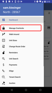 Android Manage Overlocks